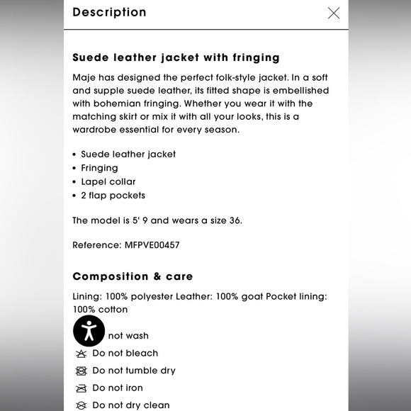 Maje Fringe Blazer - Picture 5 of 8